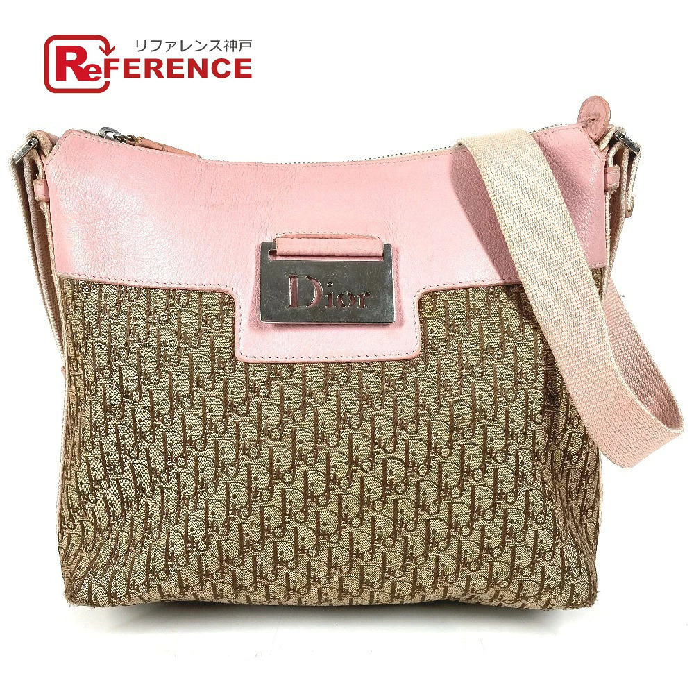 Christian Dior Plate Trotter Christian Dior Diorissimo Bag Crossbody Leather